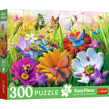 Puzzle 300 dílků hmyz na louce velké díly – Trefl 23103