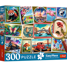Puzzle 300 dílků poštovní známky velké díly – Trefl