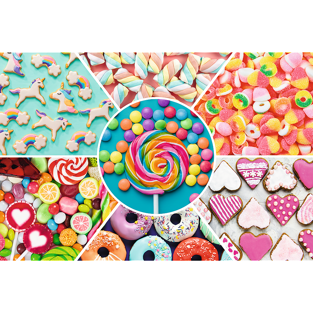 Puzzle 300 dílků sladkosti a dezerty – Trefl 23004
