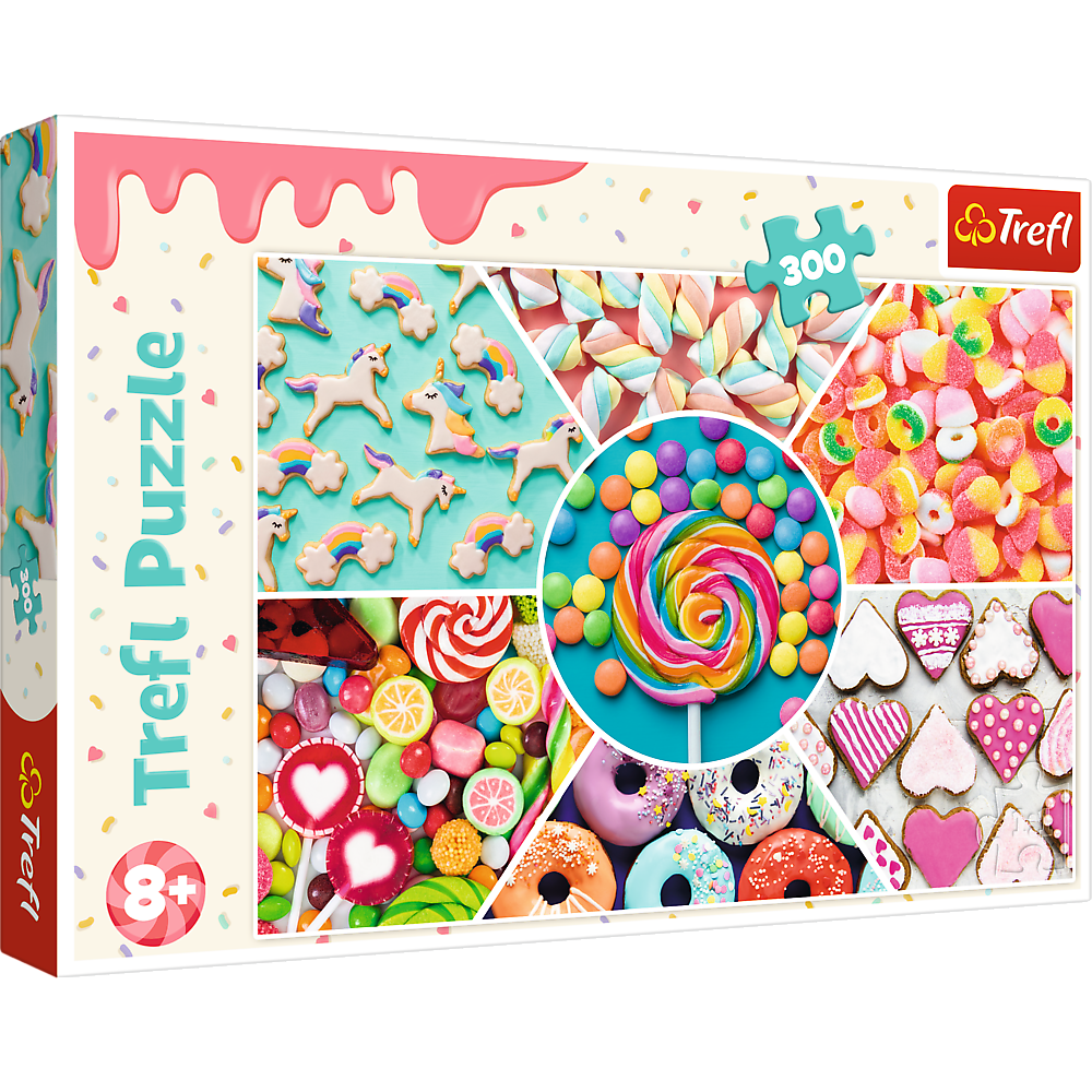 Puzzle 300 dílků sladkosti a dezerty – Trefl 23004
