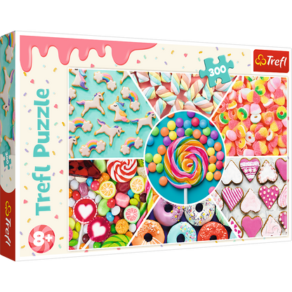 Puzzle 300 dílků sladkosti a dezerty – Trefl 23004