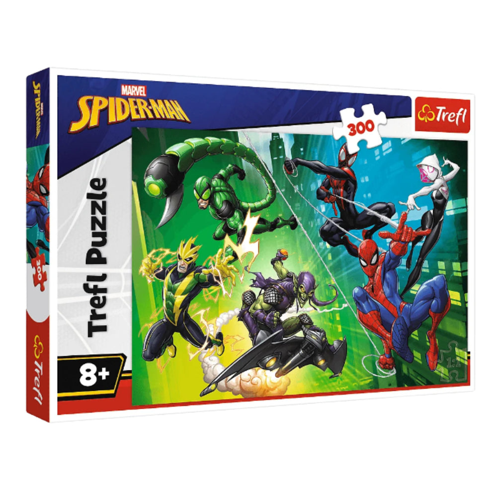 Puzzle 300 dílků Spider-Man V pavoučí síti – Disney Marvel Trefl