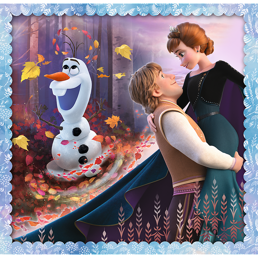 Puzzle 3v1 Ledové království Kouzelný příběh – Trefl 34853