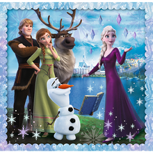 Puzzle 3v1 Ledové království Kouzelný příběh – Trefl 34853