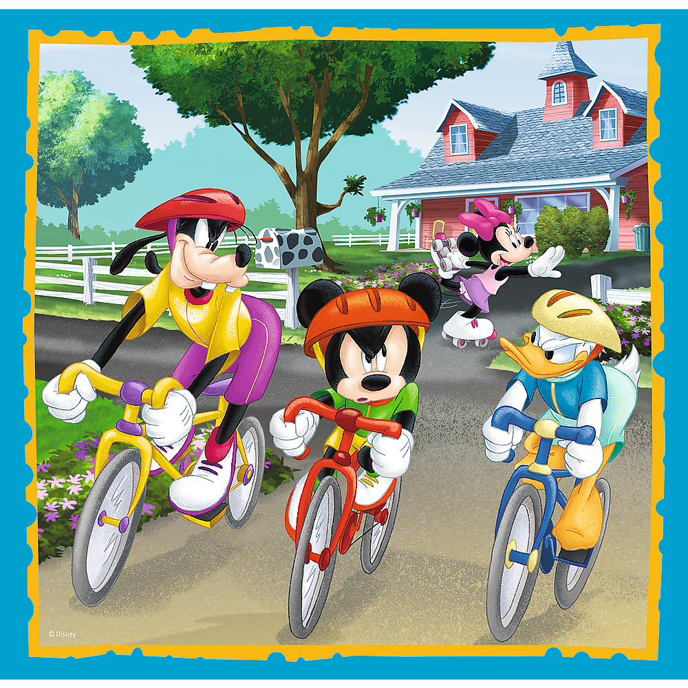 Puzzle 3v1 Mickey Mouse s přáteli 20 36 dílků – Trefl