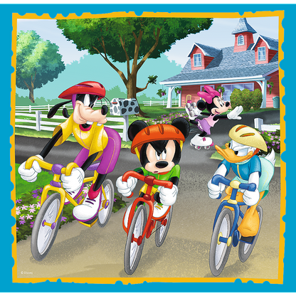 Puzzle 3v1 Mickey Mouse s přáteli 20 36 dílků – Trefl