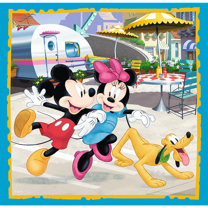 Puzzle 3v1 Mickey Mouse s přáteli 20 36 dílků – Trefl