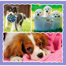 Puzzle 3v1 roztomilí pejsci pro děti od 3 let – Trefl