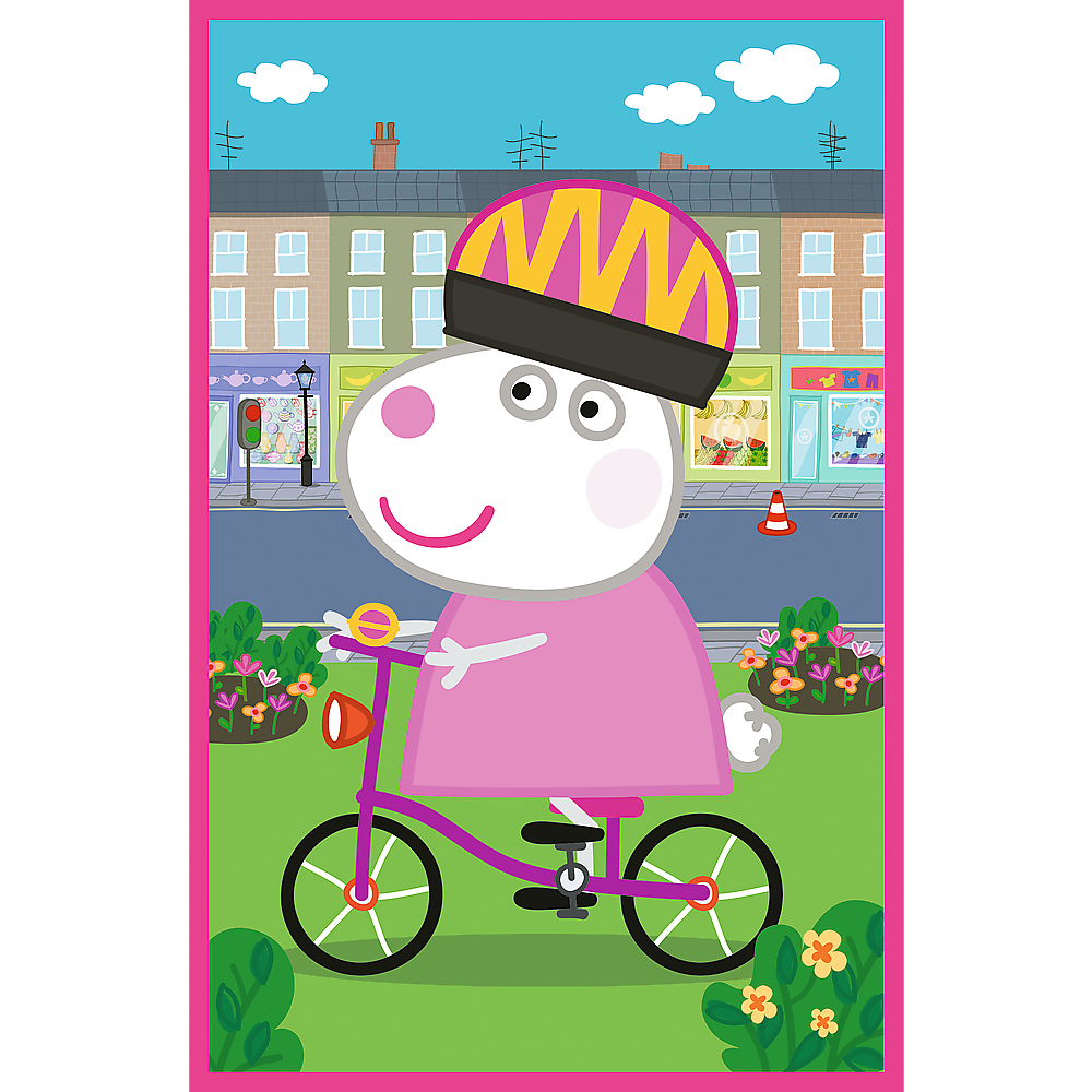 Puzzle 3x50 dílků Síla přátelství Prasátko Peppa – Trefl