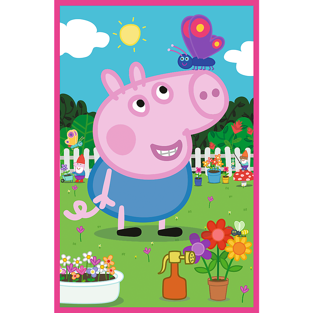 Puzzle 3x50 dílků Síla přátelství Prasátko Peppa – Trefl