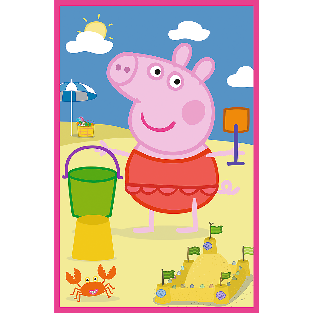 Puzzle 3x50 dílků Síla přátelství Prasátko Peppa – Trefl