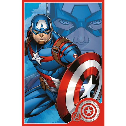 Puzzle 3x50 dílků superhrdinové Marvel Avengers – Trefl