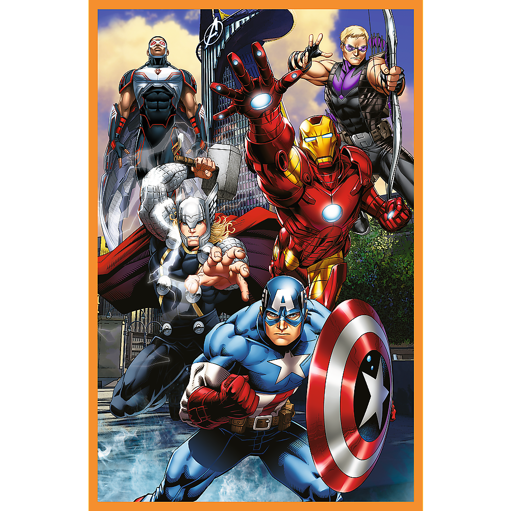 Puzzle 3x80 dílků akční superhrdinové – Disney Marvel Avengers