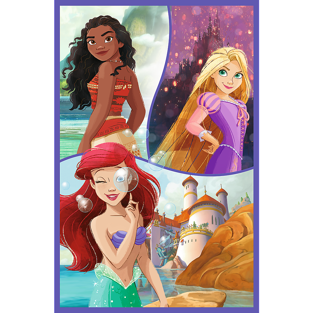 Puzzle 3x80 dílků Princezny kamarádky – Disney Princess Trefl