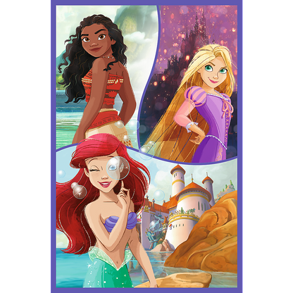 Puzzle 3x80 dílků Princezny kamarádky – Disney Princess Trefl