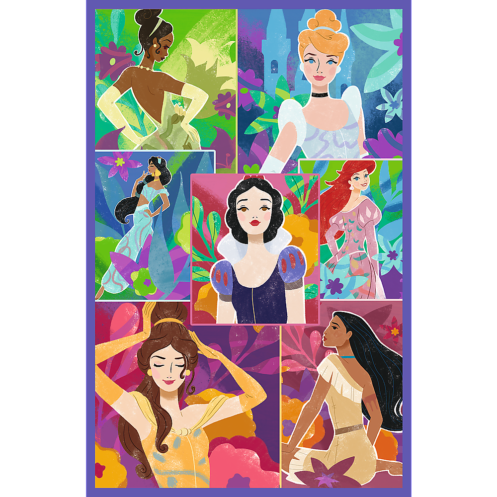 Puzzle 3x80 dílků Princezny kamarádky – Disney Princess Trefl
