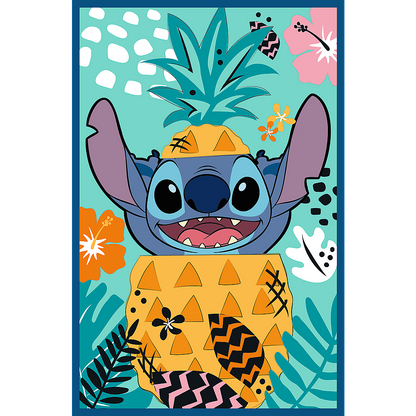 Puzzle 3x80 dílků svět Stitche – Trefl 34885