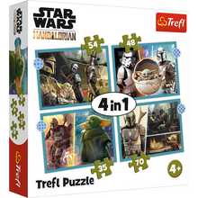 Puzzle 4v1 Mandalorian pro děti 35 70 dílků – Trefl