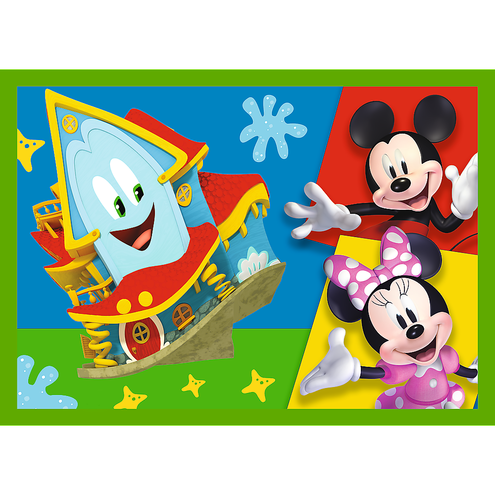 Puzzle 4v1 Myšák Mickey a přátelé 12 24 dílků – Trefl