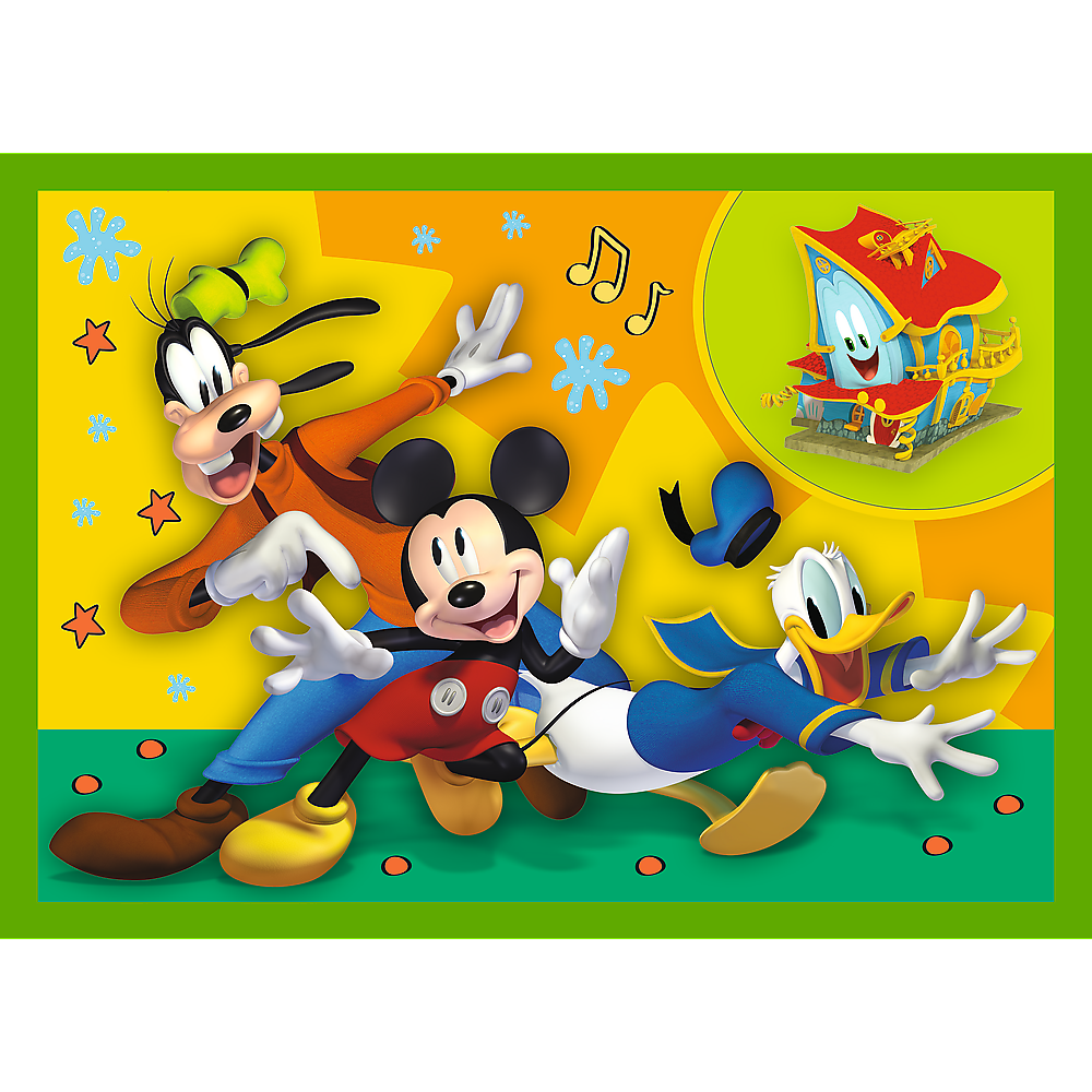 Puzzle 4v1 Myšák Mickey a přátelé 12 24 dílků – Trefl