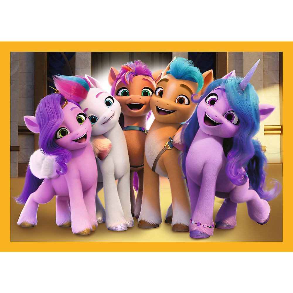 Puzzle 4v1 Poznej poníky – My Little Pony Trefl 34624