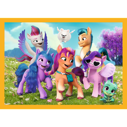 Puzzle 4v1 Poznej poníky – My Little Pony Trefl 34624