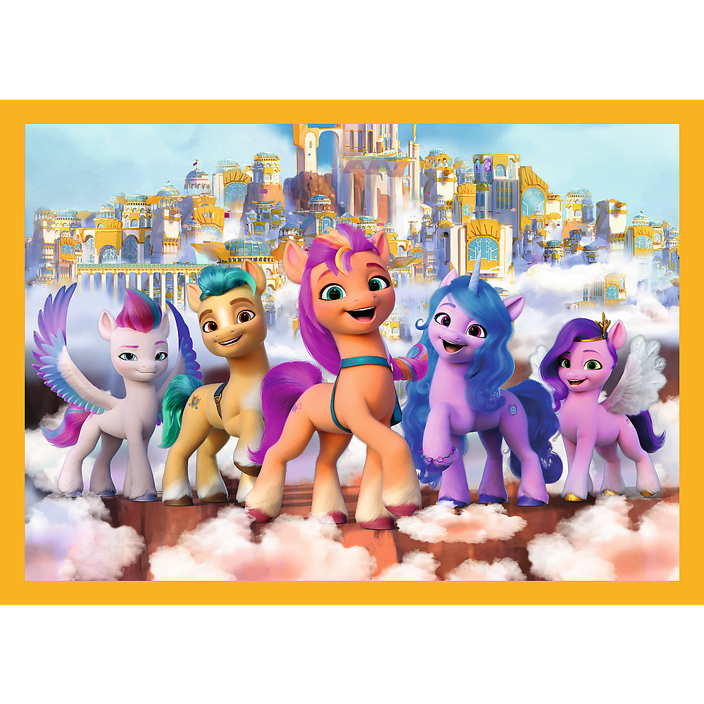 Puzzle 4v1 Poznej poníky – My Little Pony Trefl 34624
