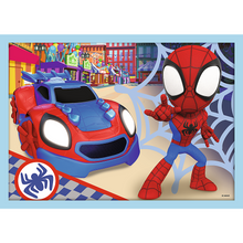 Puzzle 4v1 pro děti s motivy Spider Mana – 12 15 20 24 dílků