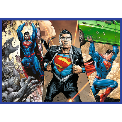 Puzzle 4x250 dílků Odvaha Supermana – Warner | Trefl