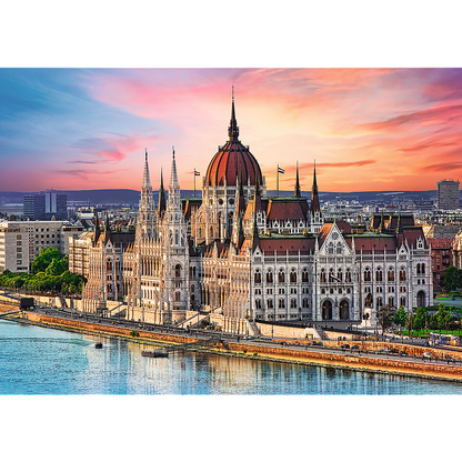 Puzzle 500 dílků Budapešť Maďarsko 48x34 cm – Trefl 37395