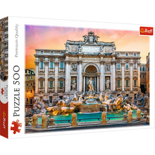 Puzzle 500 dílků Fontána di Trevi Řím – Trefl 37292