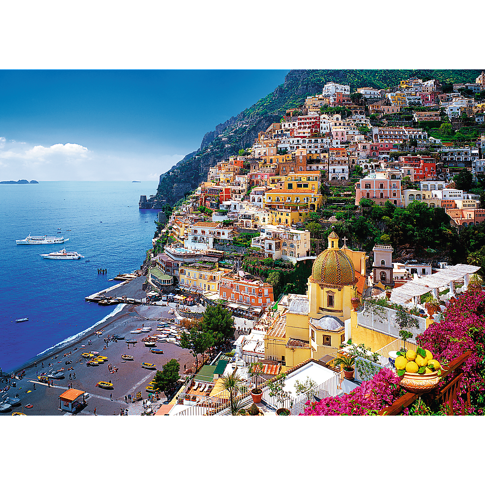Puzzle 500 dílků Positano pobřeží Amalfi Itálie – Trefl