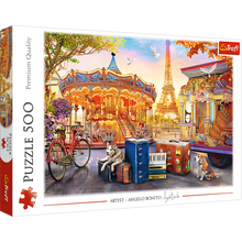 Puzzle 500 dílků Prázdniny v Paříži – Trefl 37426