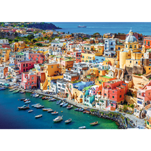 Puzzle 500 dílků Procida Itálie barevné domky – Trefl