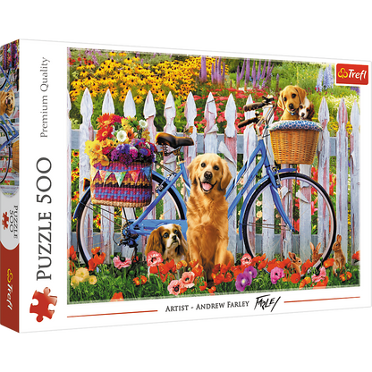 Puzzle 500 dílků Psí dobrodružství – Trefl