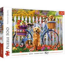 Puzzle 500 dílků Psí dobrodružství – Trefl 37450