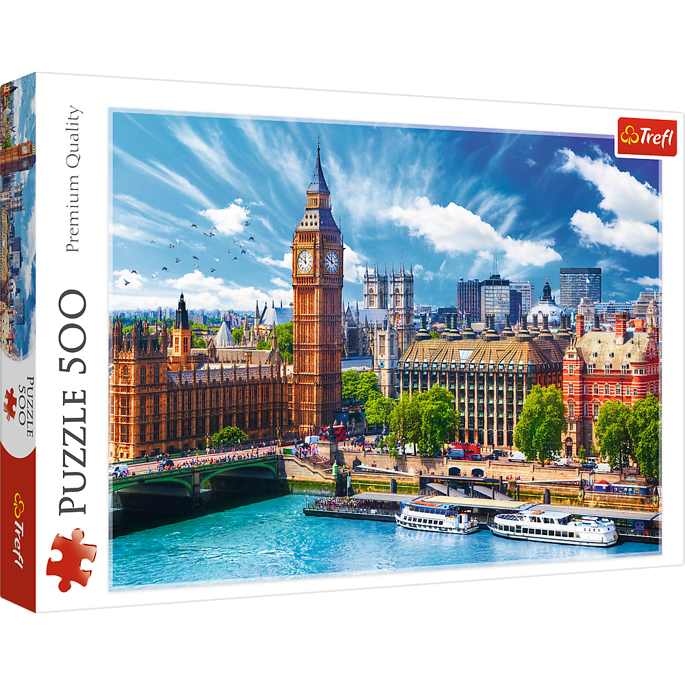 Puzzle 500 dílků Slunečný Londýn – Trefl 37329