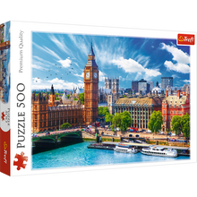 Puzzle 500 dílků Slunečný Londýn – Trefl 37329