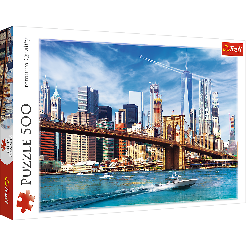 Puzzle 500 dílků Výhled na New York – Trefl 37331