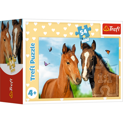 Puzzle 54 dílků mini roztomilá zvířátka – Trefl 54195
