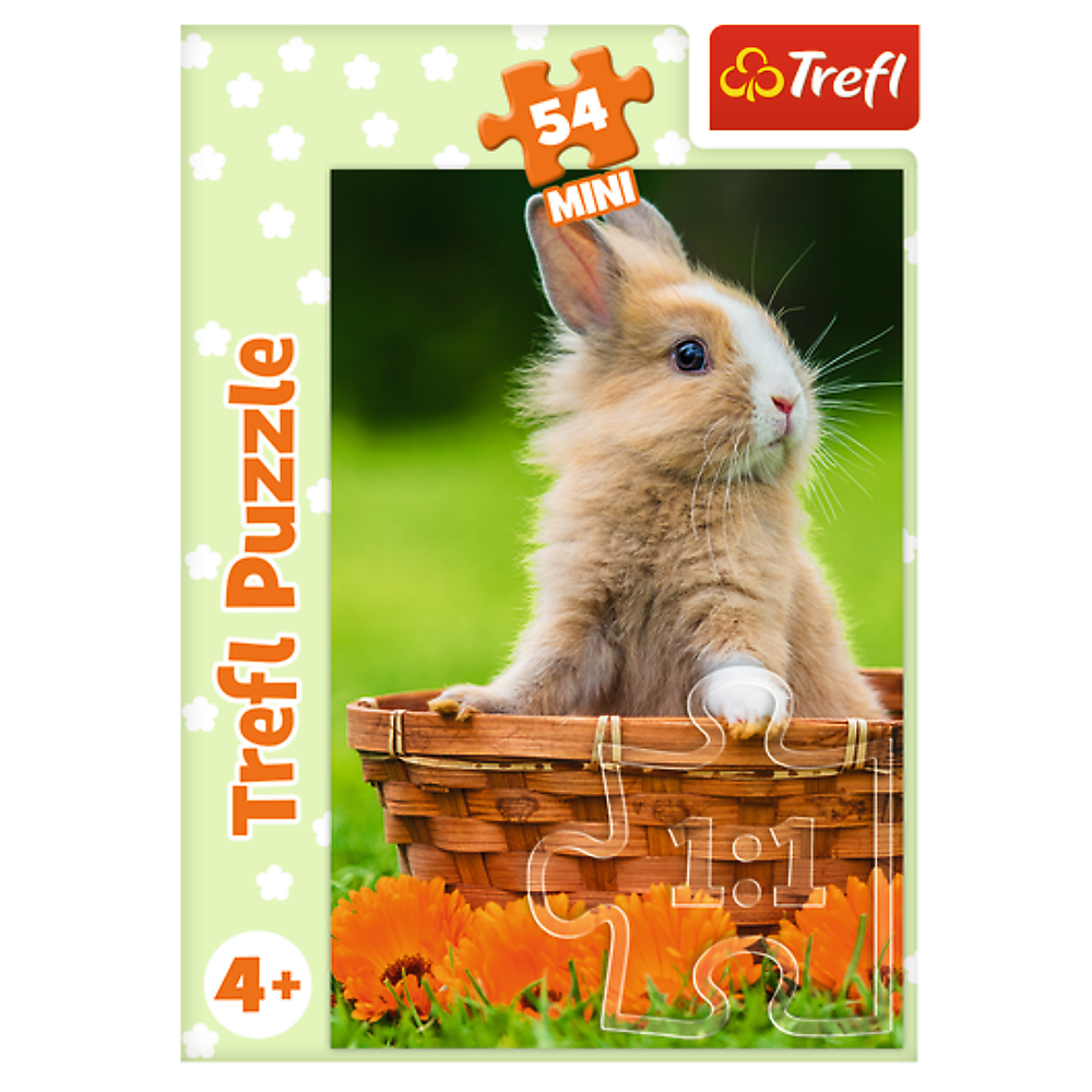 Puzzle 54 dílků mini roztomilá zvířátka – Trefl 54195