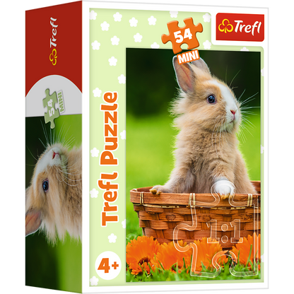 Puzzle 54 dílků mini roztomilá zvířátka – Trefl 54195