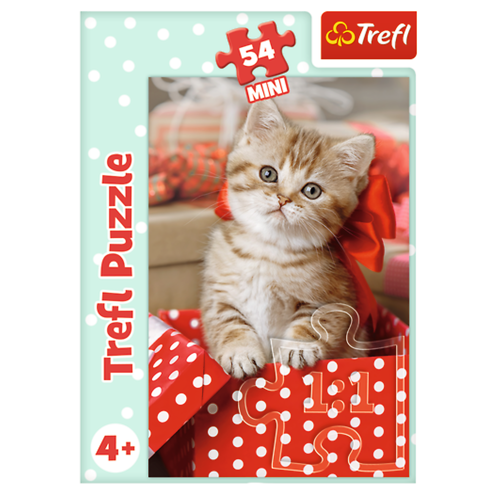 Puzzle 54 dílků mini roztomilá zvířátka – Trefl 54195