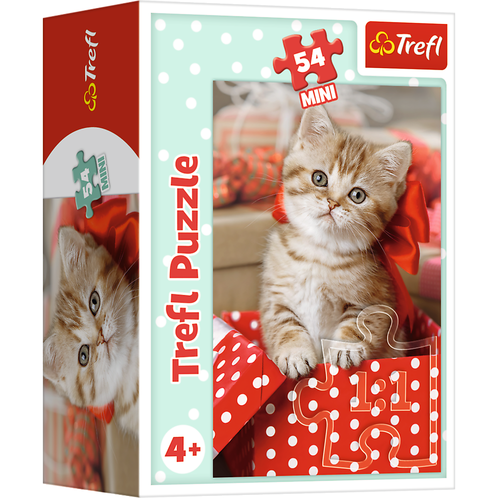 Puzzle 54 dílků mini roztomilá zvířátka – Trefl 54195