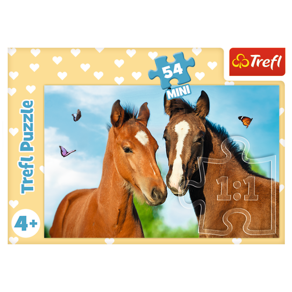 Puzzle 54 dílků mini roztomilá zvířátka – Trefl 54195