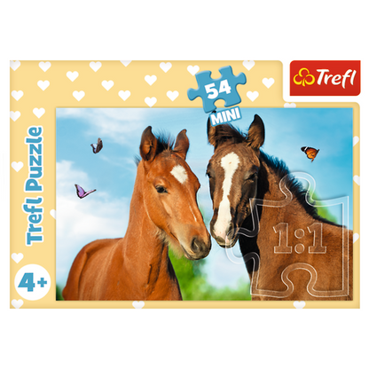 Puzzle 54 dílků mini roztomilá zvířátka – Trefl 54195