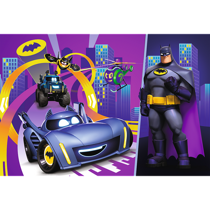 Puzzle 60 dílků Batman a jeho vozidla – Trefl 17400