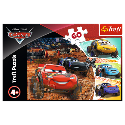 Puzzle 60 dílků Blesk McQueen s přáteli – Disney Cars 3