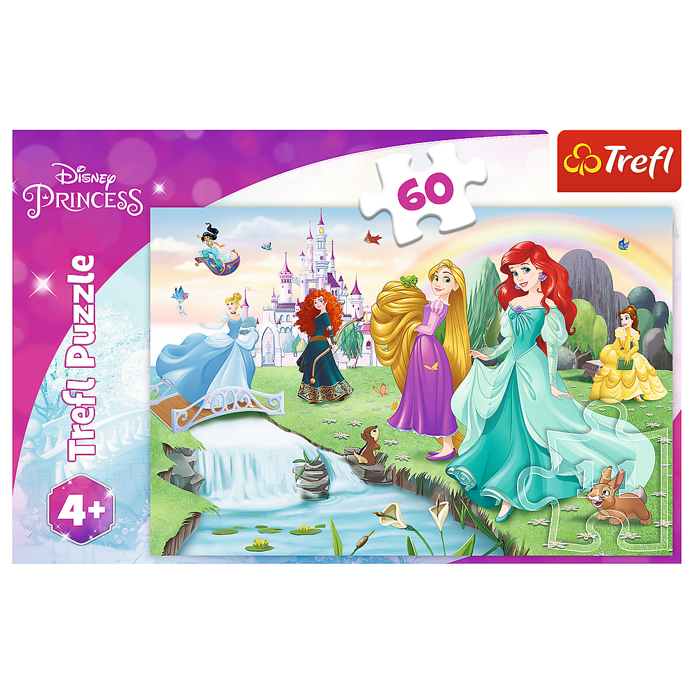 Puzzle 60 dílků Disney princezny – Trefl 17361