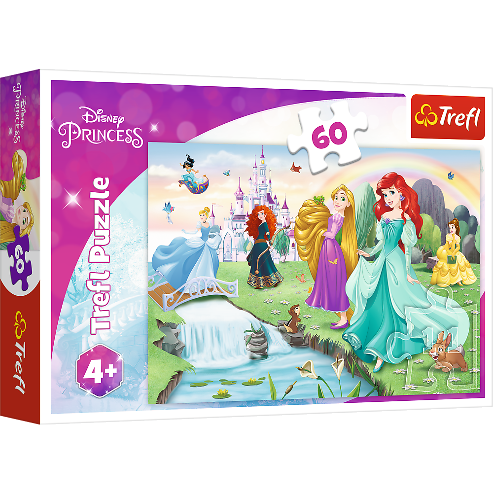 Puzzle 60 dílků Disney princezny – Trefl 17361